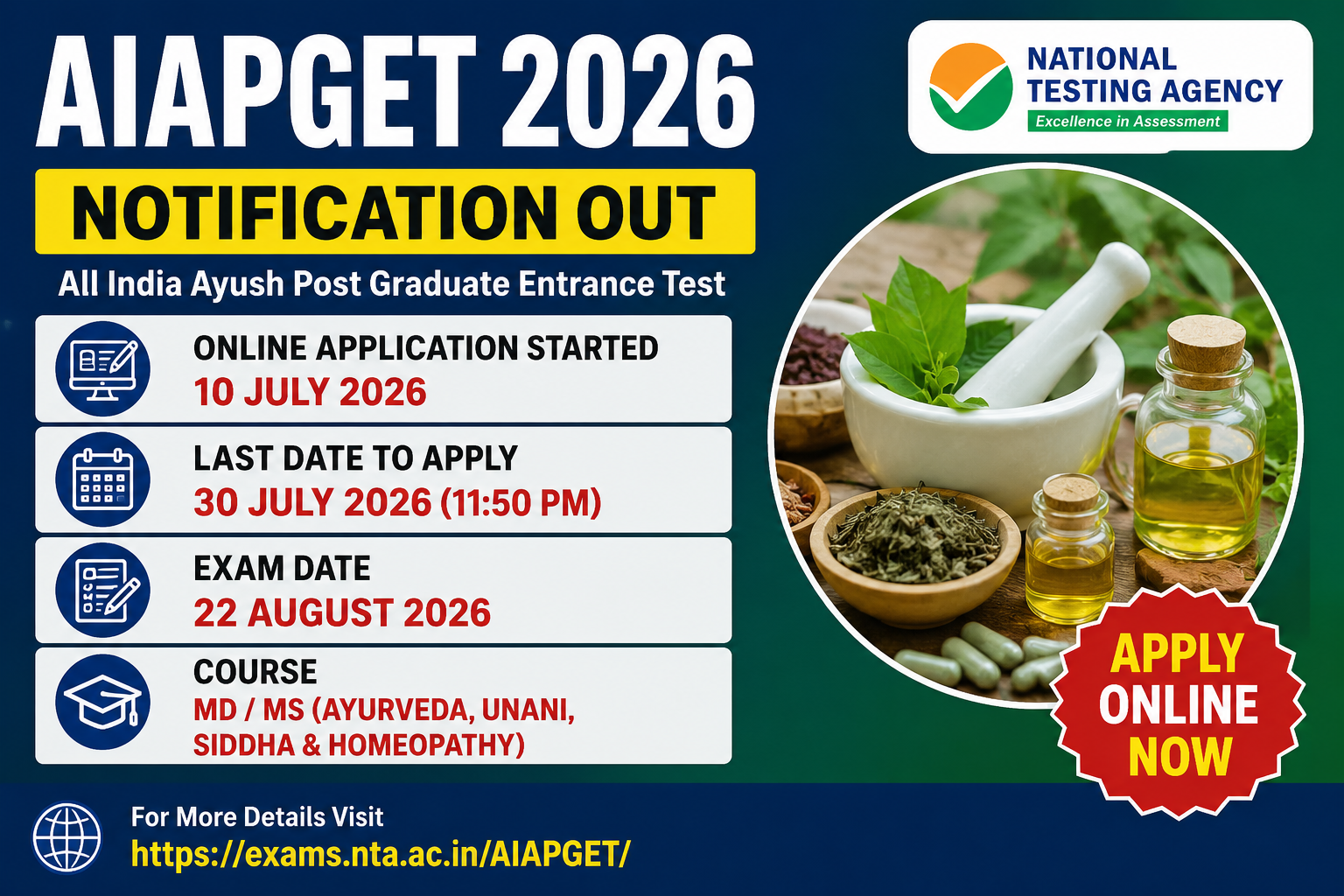 AIAPGET 2026 Notification