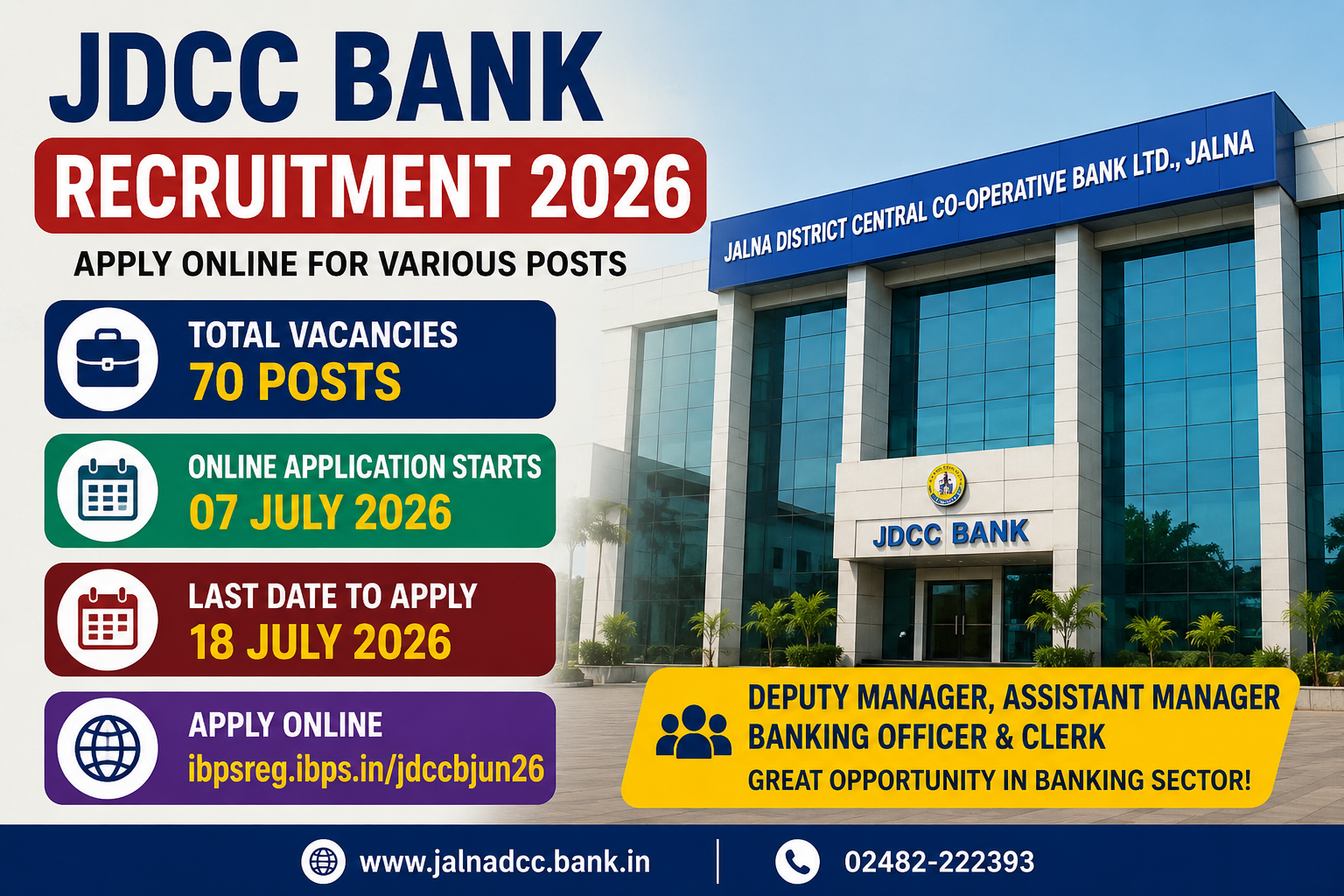 JDCC Bank Recruitment 2026