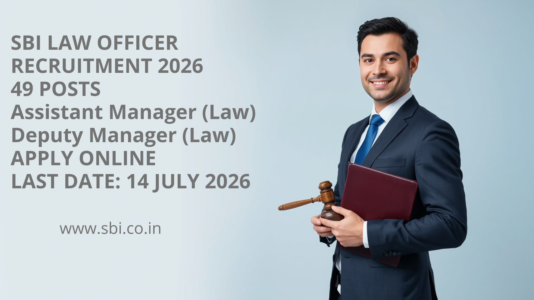 SBI Law Officer Recruitment 2026