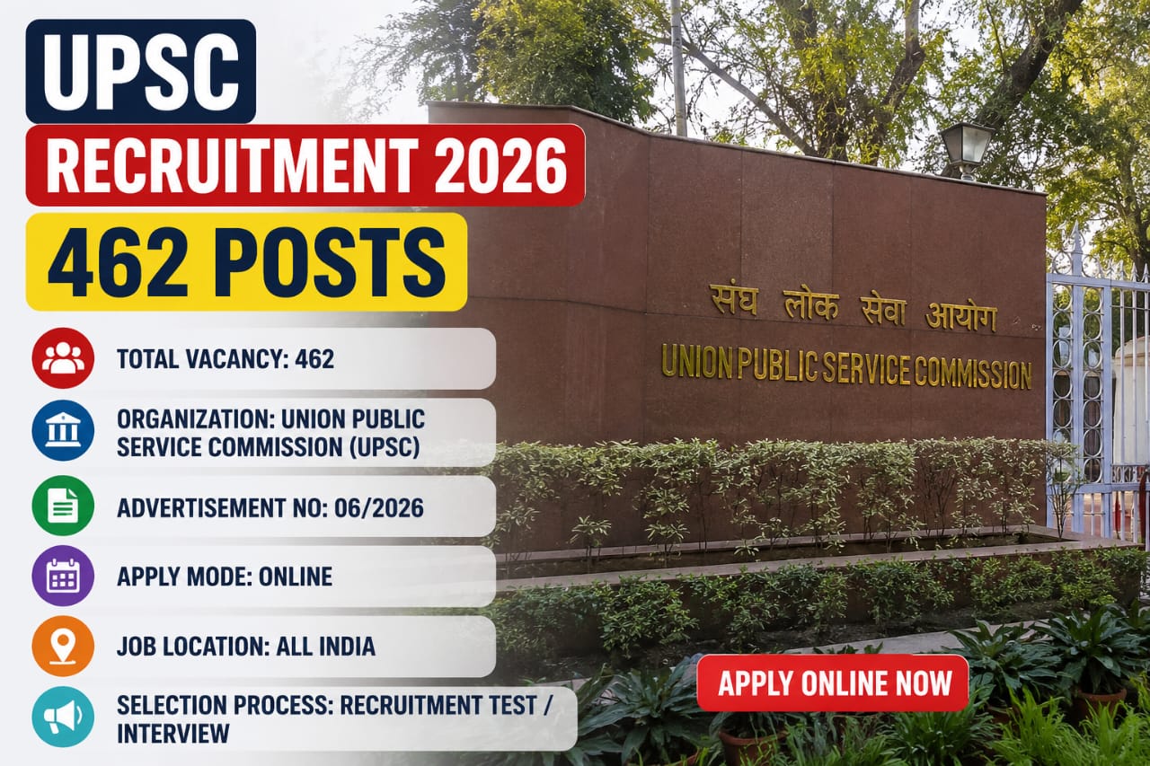 UPSC Recruitment 2026
